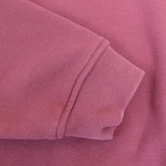 ALO Renown Heavyweight Crew Neck Pullover Sweatshirt Oversized Unisex Pink Small - Picture 6 of 9